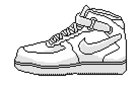 pixel art air force 1